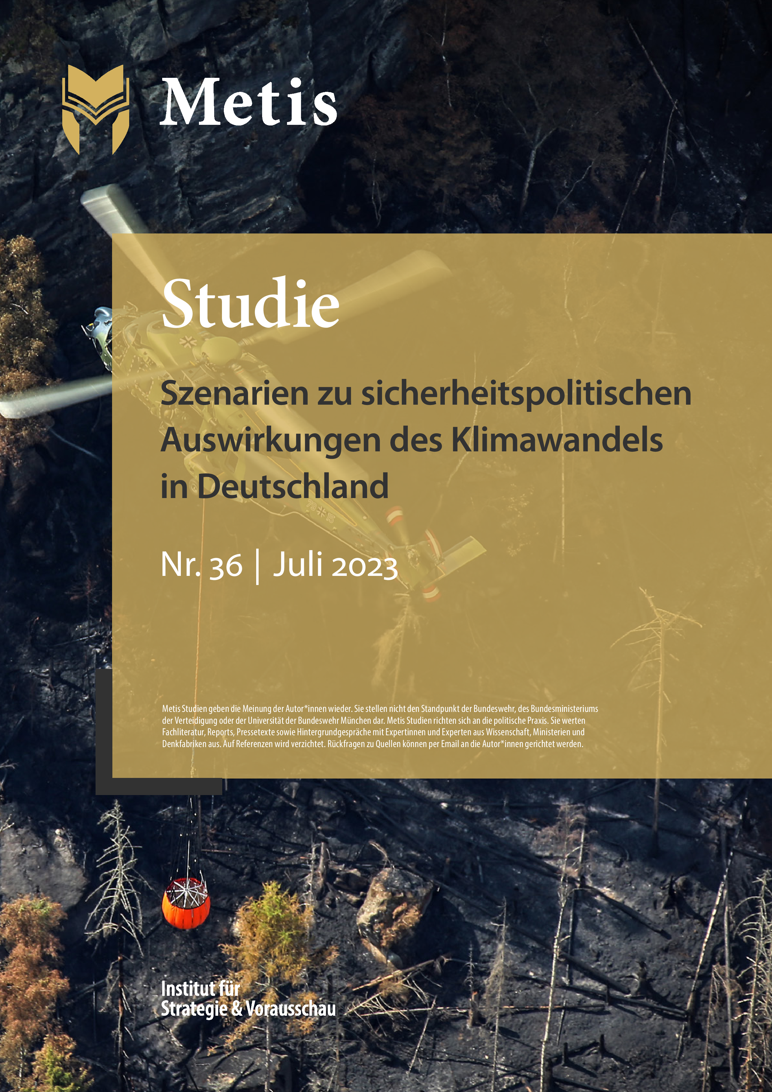 Szenarien zu sicherheitspolitischen Auswirkungen des Klimawandels in Deutschland