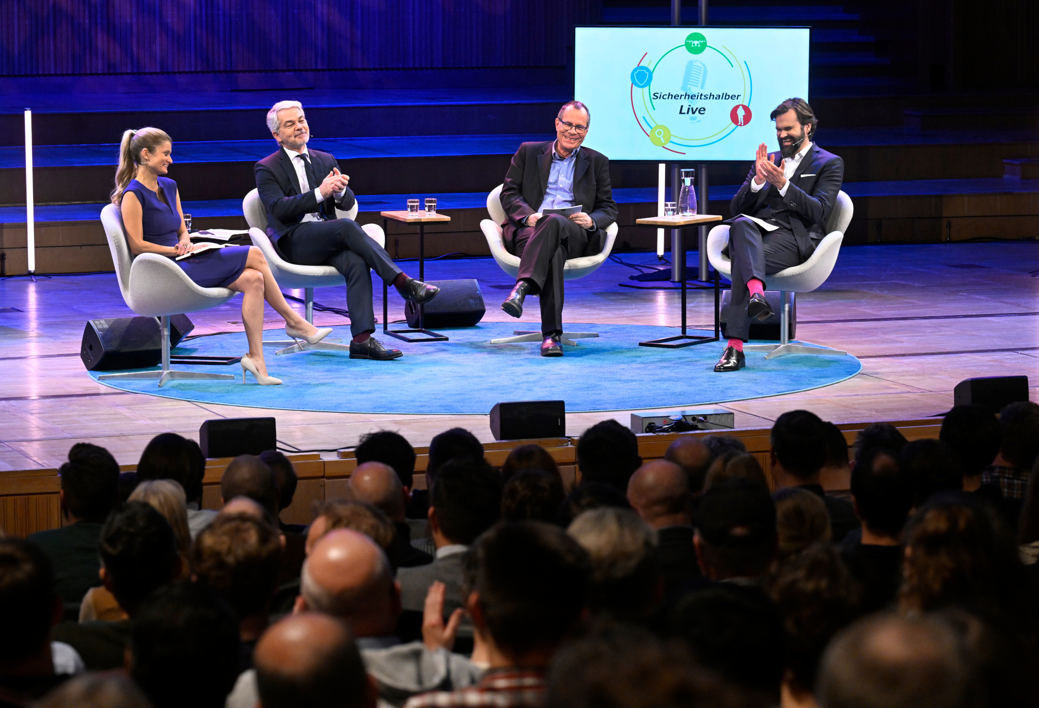 Dr. Ulrike Franke, Prof. Dr. Carlo Masala, PD Dr. Frank Sauer, Thomas Wiegold, Sicherheitshalber Podcast